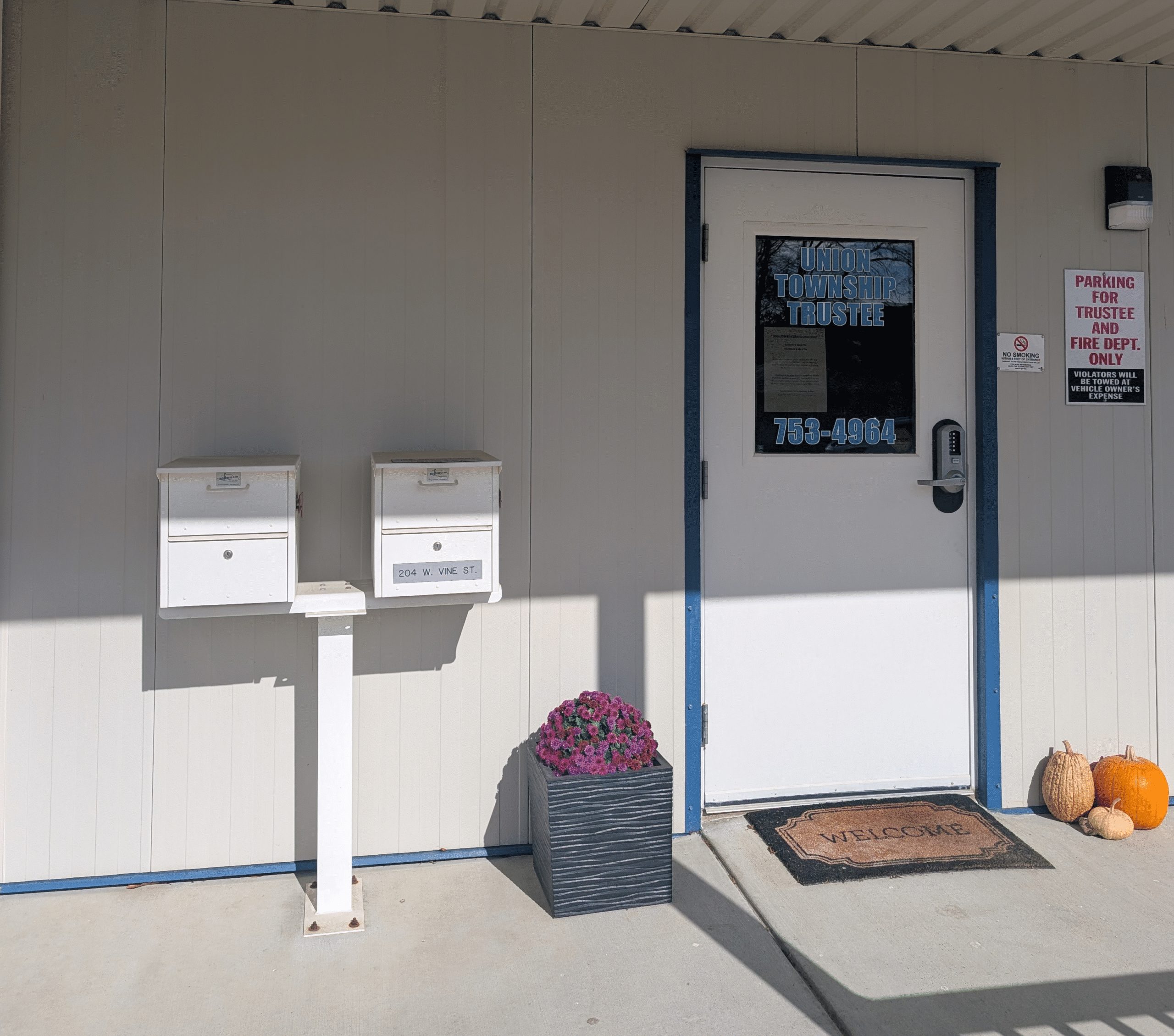 union township mailbox